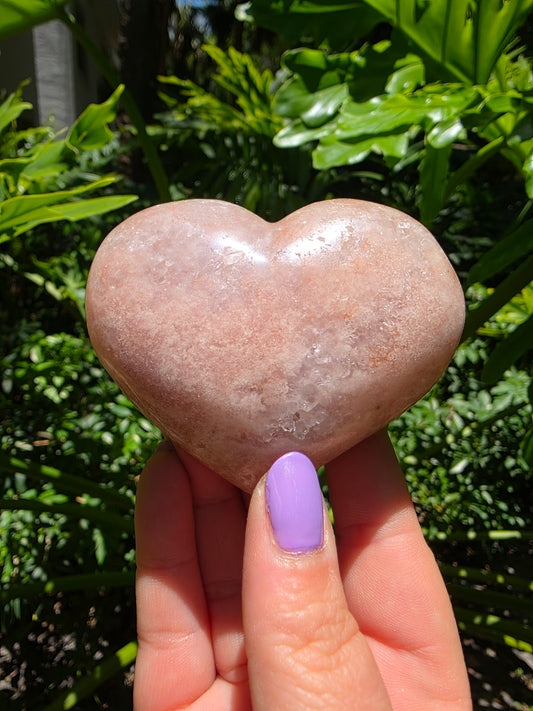 Pink Amethyst Heart • Option C • Brazil