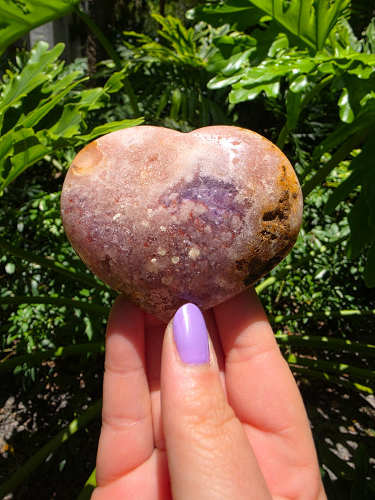 Pink Amethyst Heart • Option B • Brazil