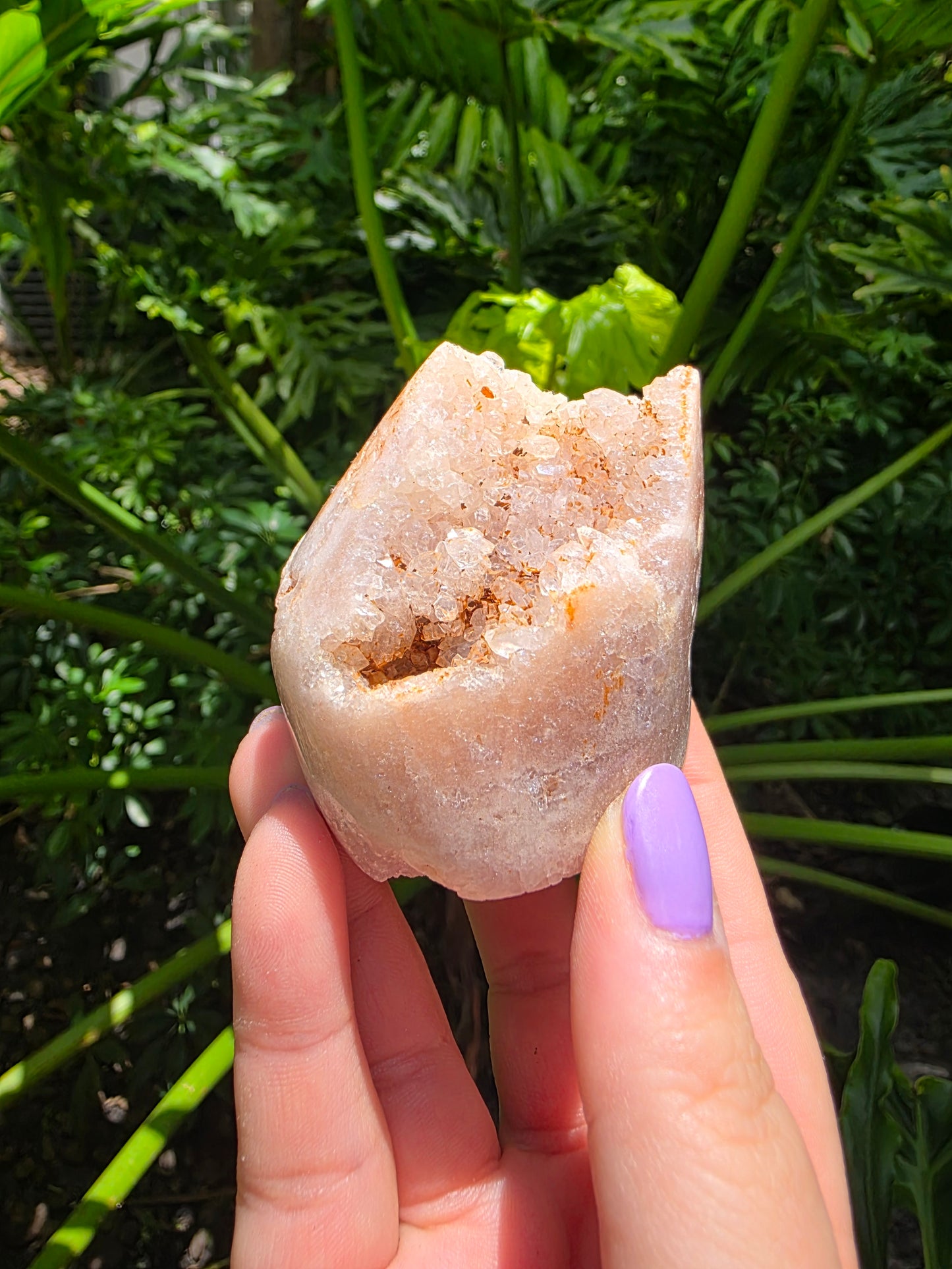 Pink Amethyst Free Form – “Honeycore"