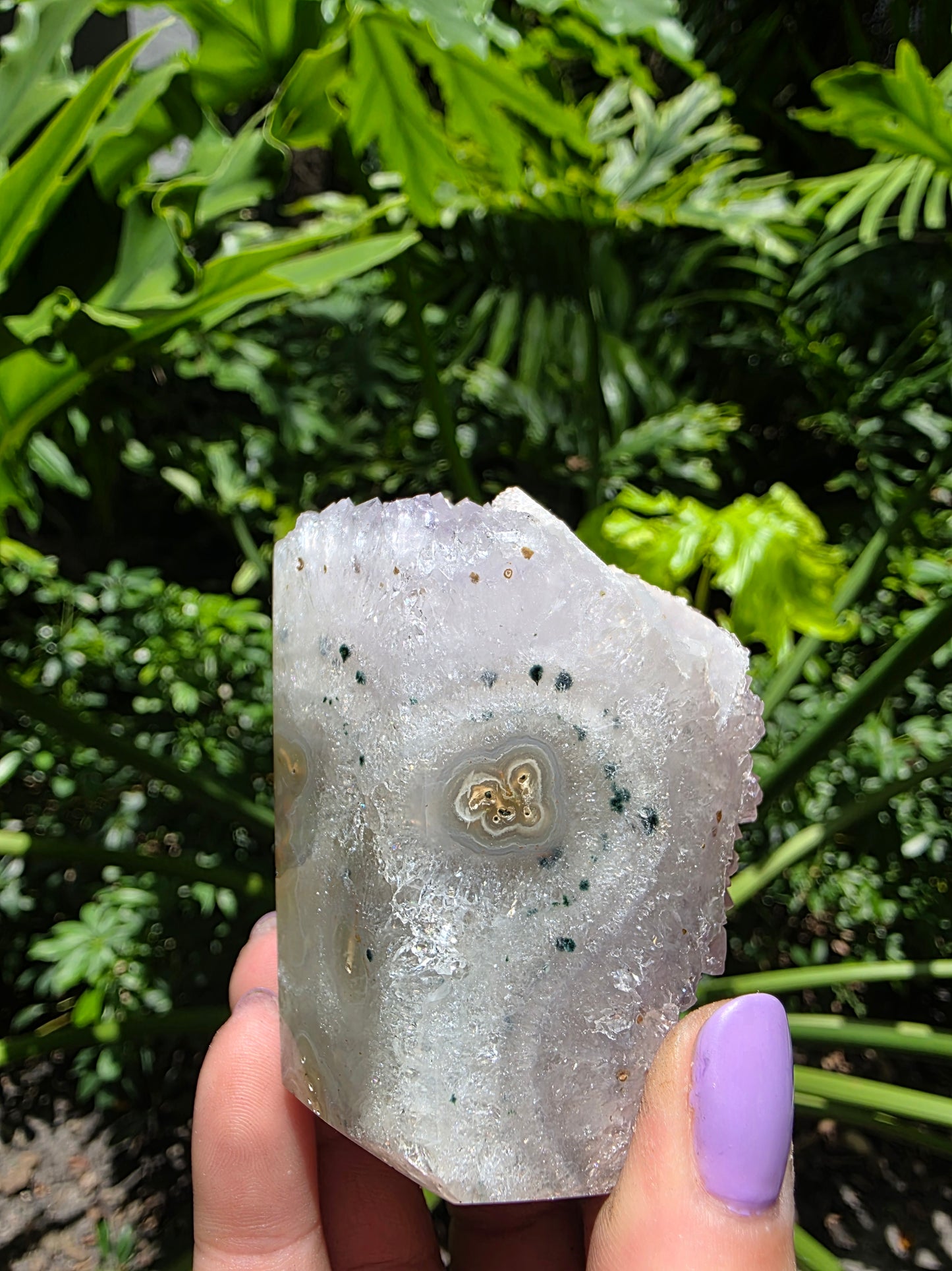 Pink Amethyst Tower – "Garden of Geodes"
