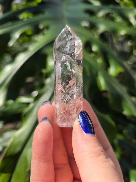 Amethyst with Powellite Inclusions Tower • Option D • Brazil