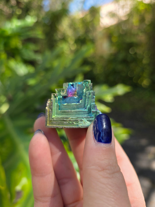 Bismuth • Option D • Iridescent Lab-Grown Mineral Specimen