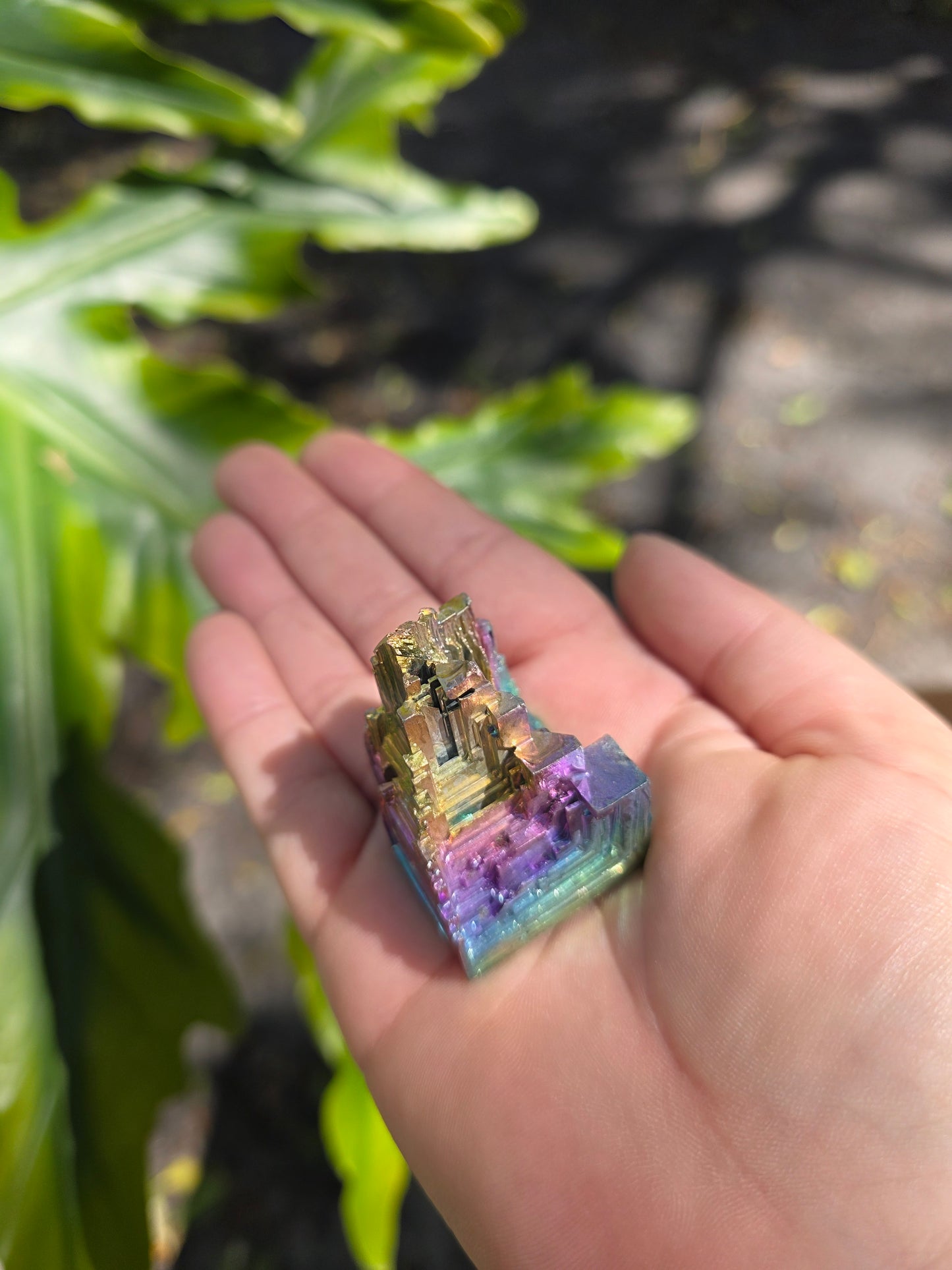 Bismuth • Option E • Iridescent Lab-Grown Mineral Specimen