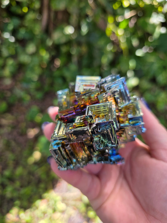 Bismuth • Option N • Iridescent Lab-Grown Mineral Specimen