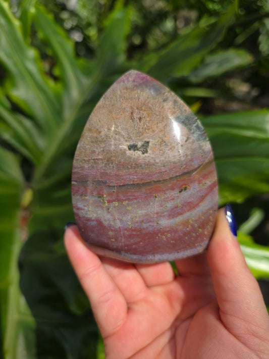 Veinless Ocean Jasper Teardrop • Option B • Madagascar