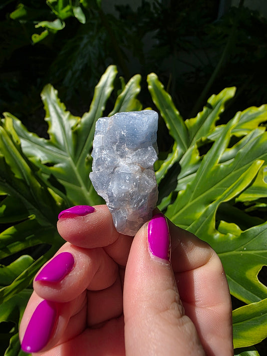 Blue Calcite Chunk • Option A