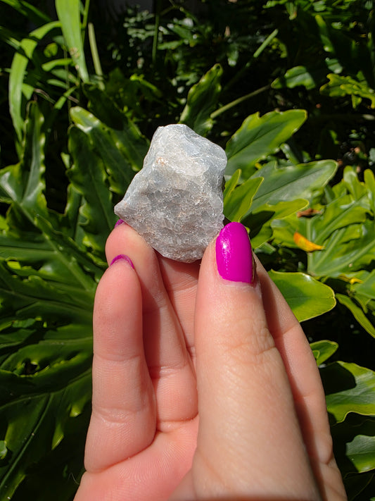 Blue Calcite Chunk • Option D