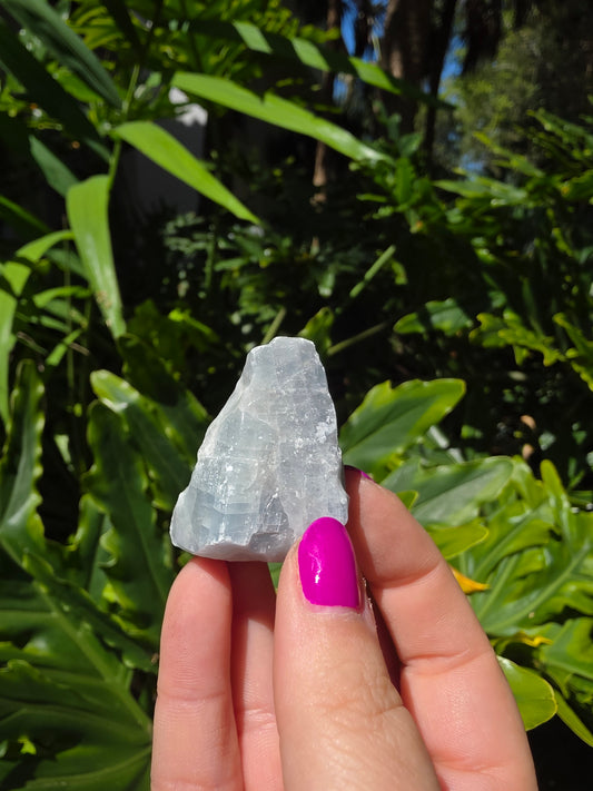 Blue Calcite Chunk • Option J