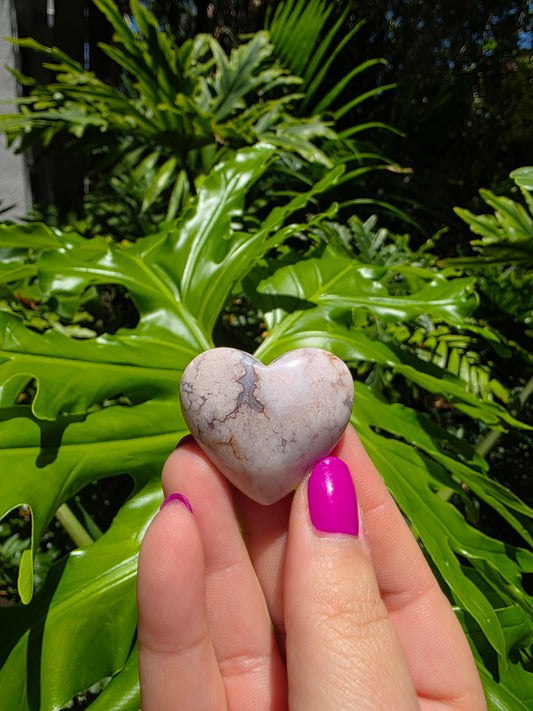 Flower Agate Heart • Option E • China