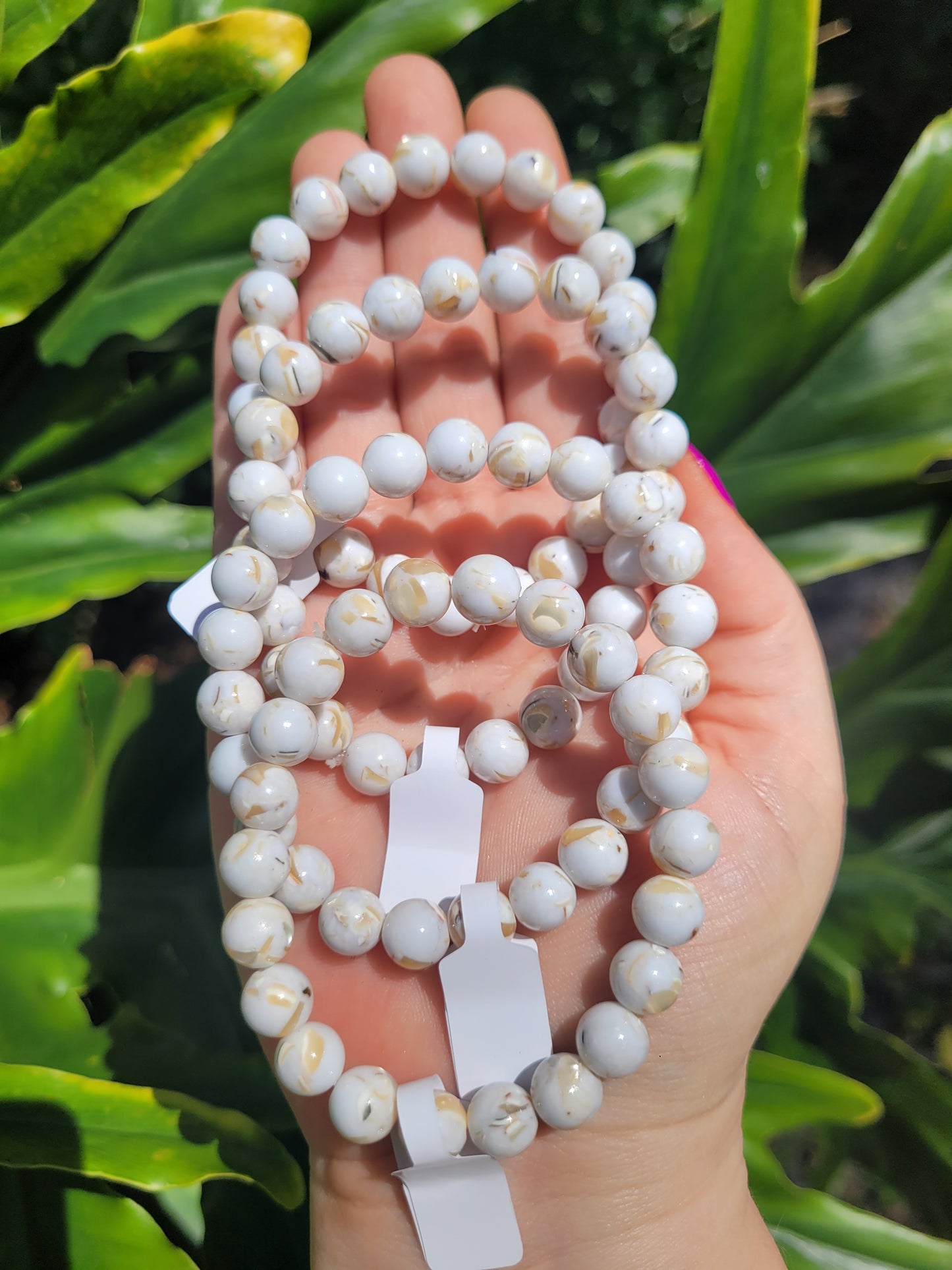 Mother of Pearl Beaded Bracelet