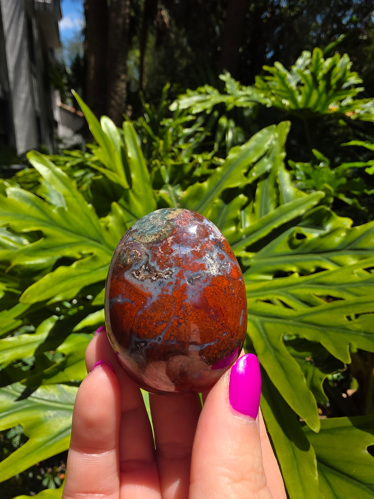 Ocean Jasper Palm Stone • Option CC