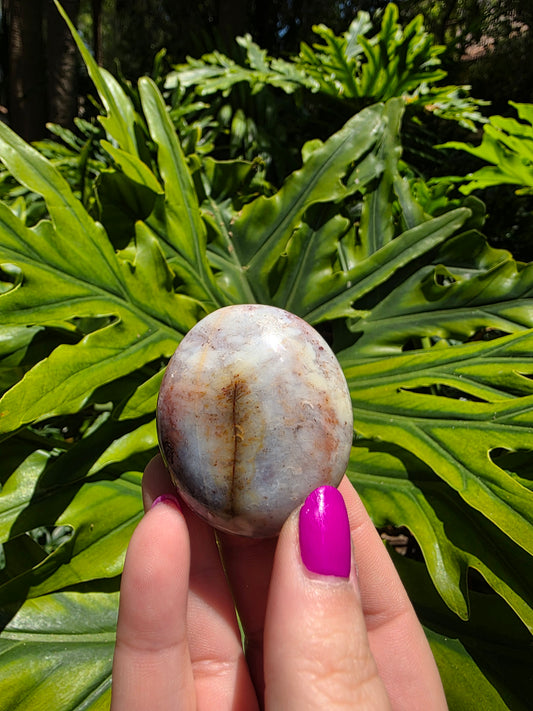 Ocean Jasper Palm Stone • Option U