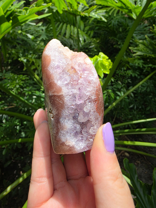 Pink Amethyst Free Form – “Twilight Core"