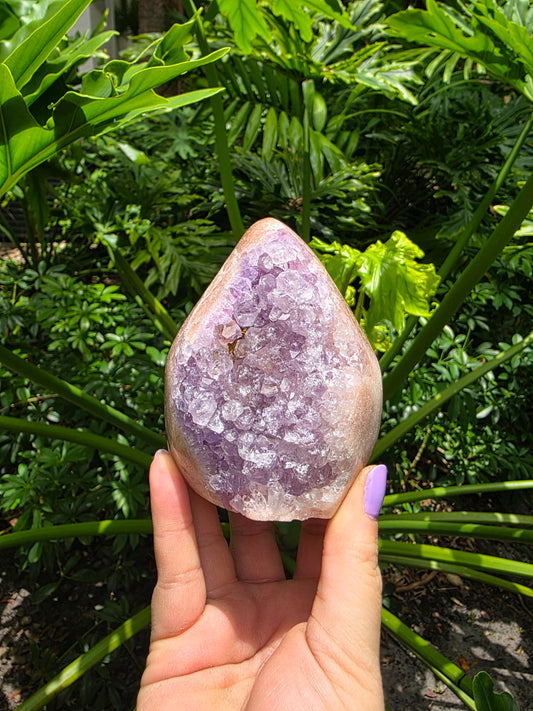 Pink Amethyst Free Form – “Heartland Peak"