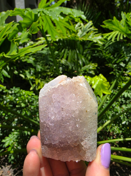 Pink Amethyst Tower – "Garden of Geodes"