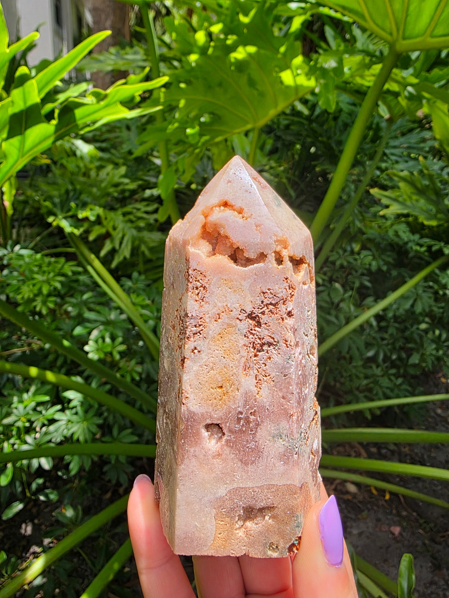 Pink Amethyst Tower - "Wild Earth & Sacred Stillness"