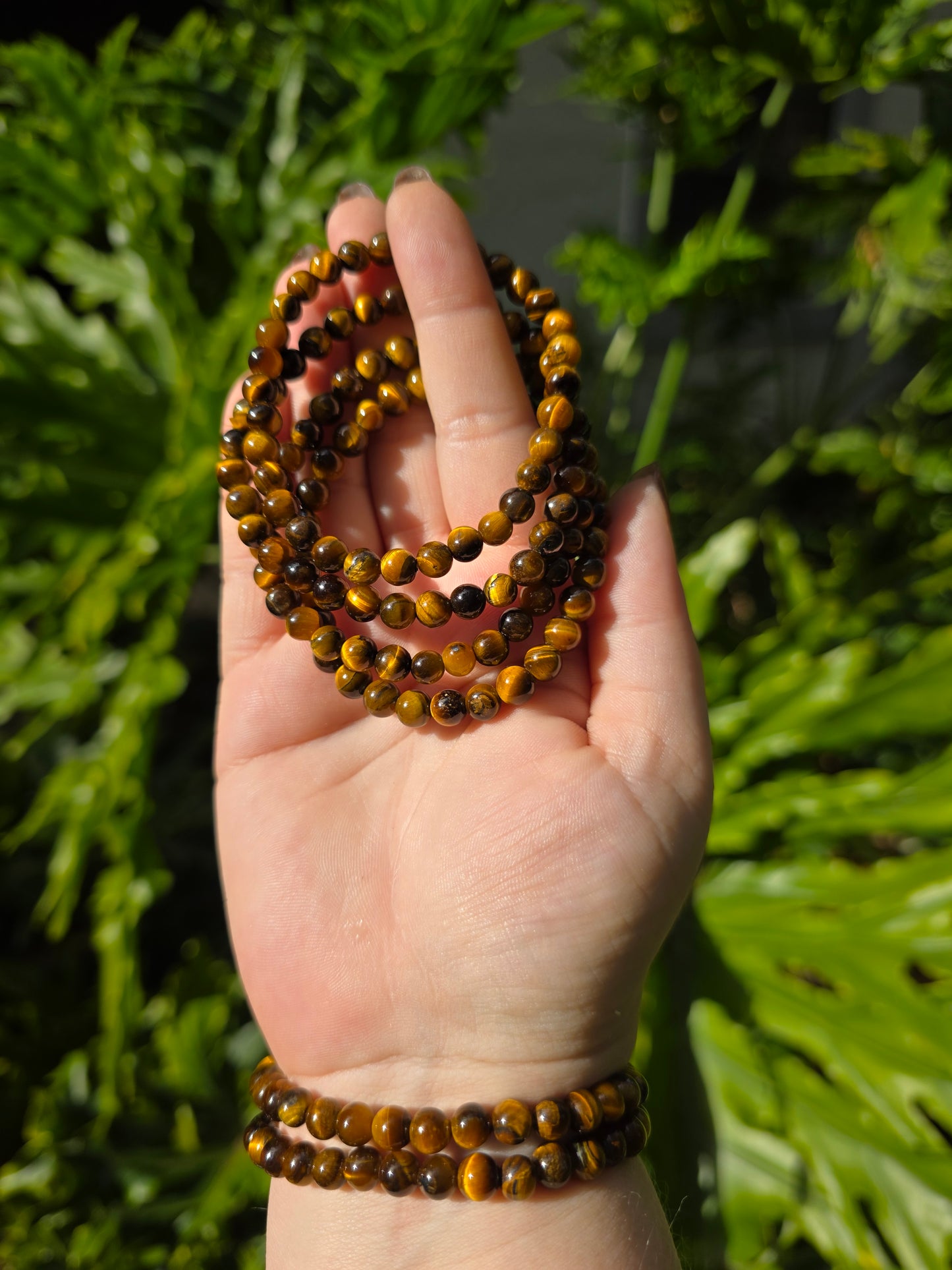 Tiger's Eye Beaded Bracelet [6mm]