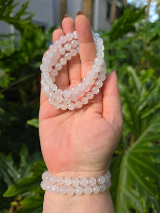 Moonstone Beaded Bracelet [8mm]