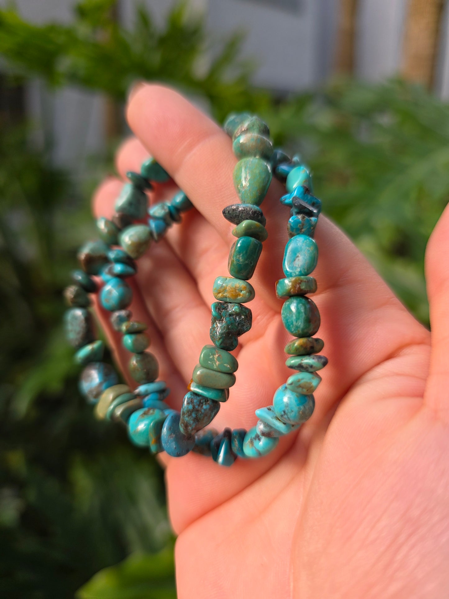 Natural Turquoise Nugget Bracelet