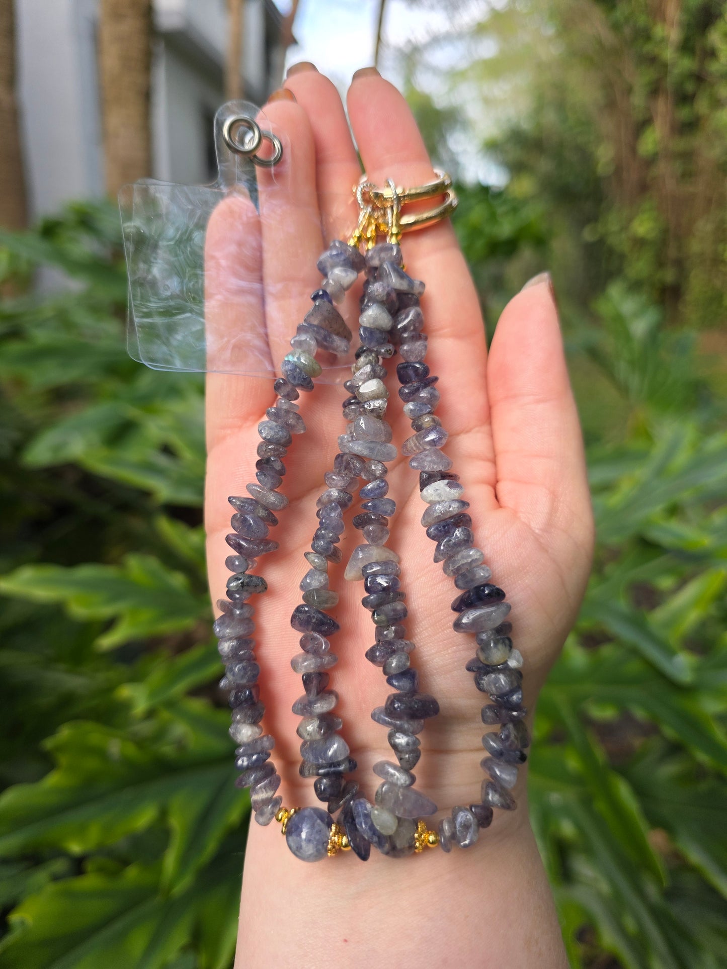 Iolite Phone Chain