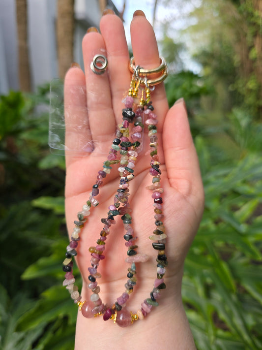 Rainbow Tourmaline Phone Chain [Chip]
