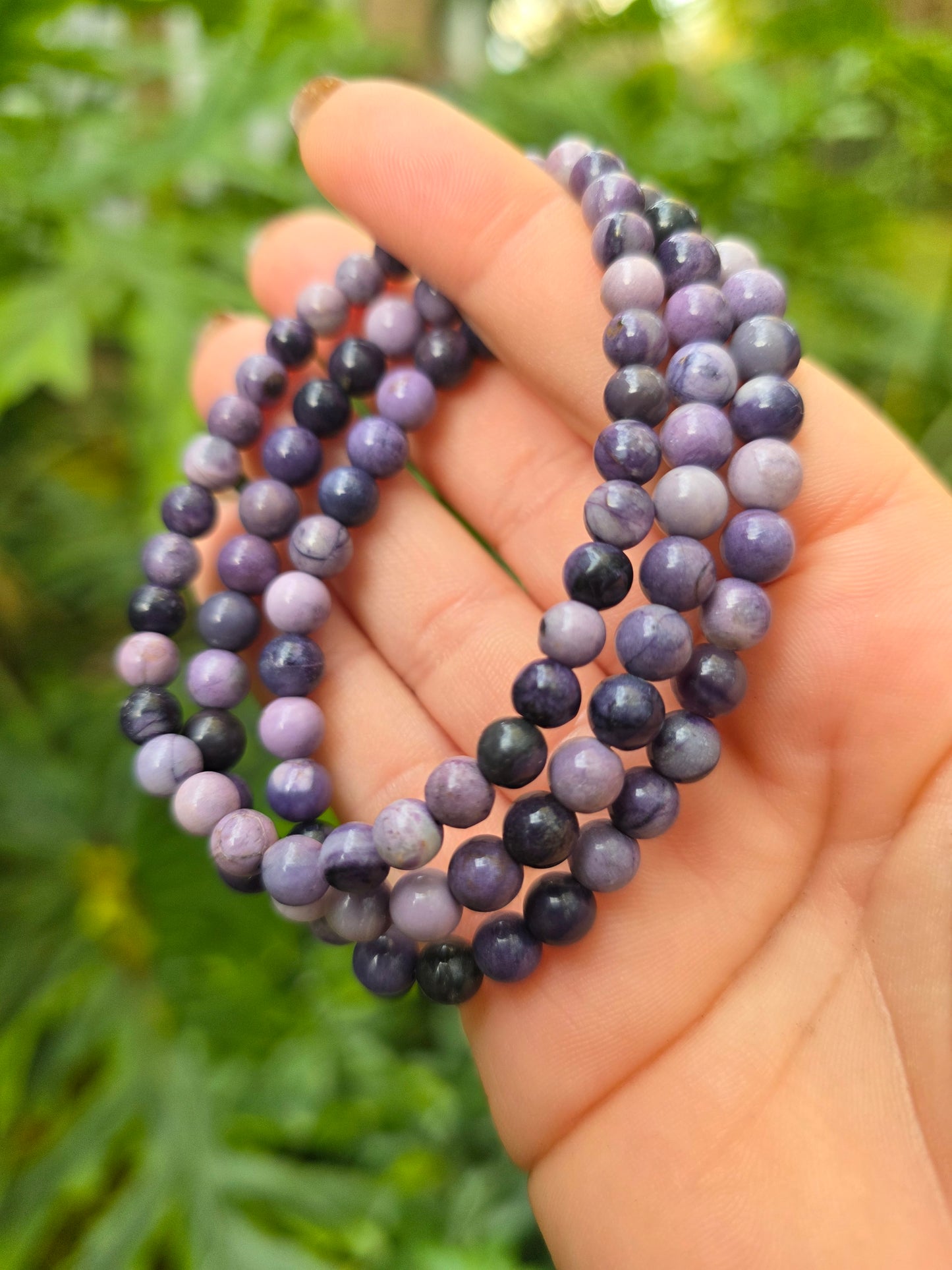 Tiffany Stone Beaded Bracelet [6mm]