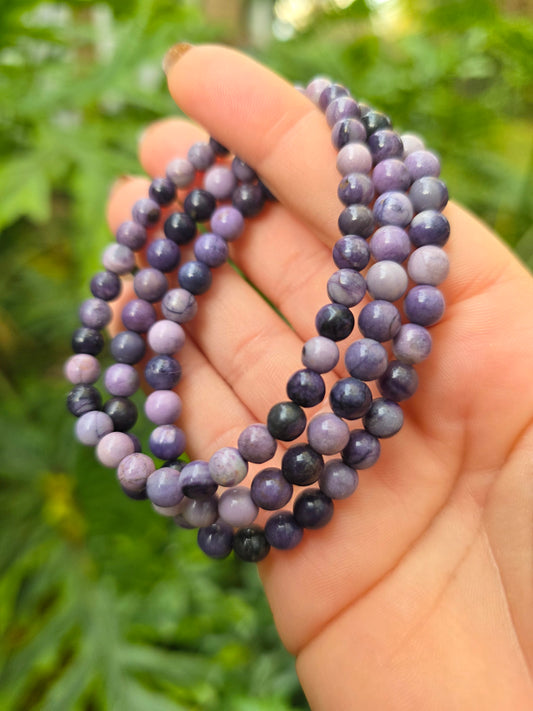Tiffany Stone Beaded Bracelet • 6mm • Utah