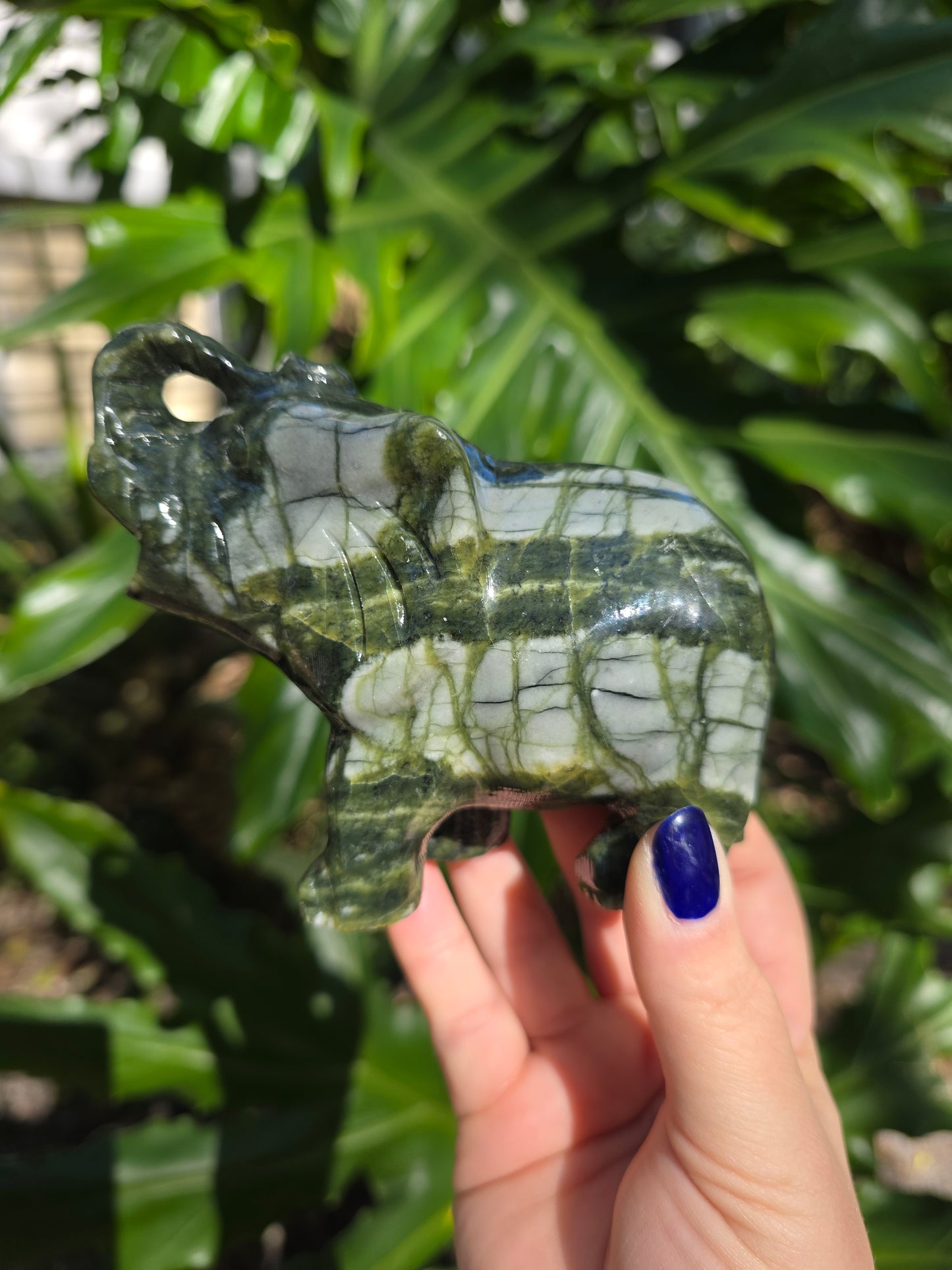 Nephrite Jade Elephant | A