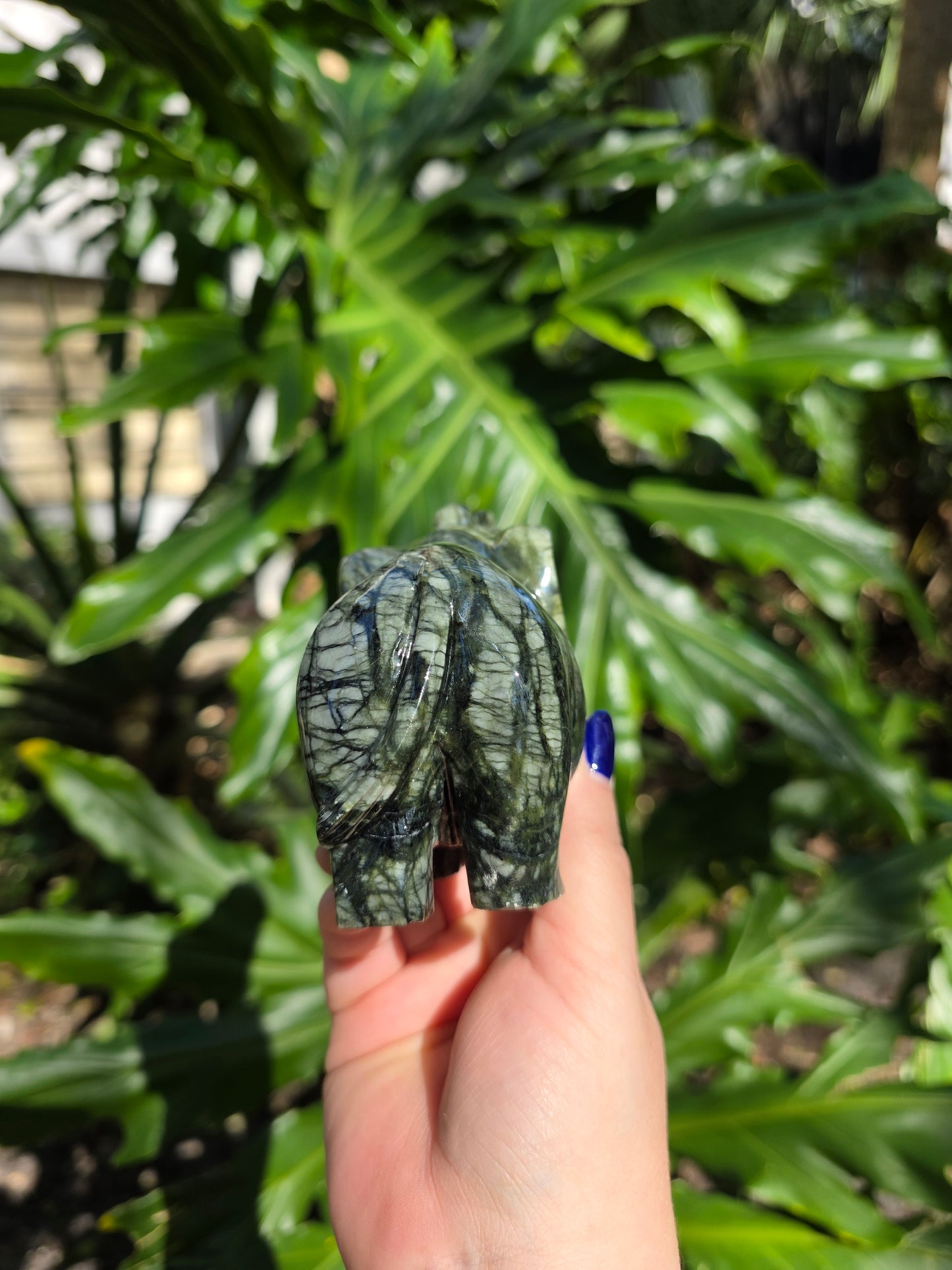 Nephrite Jade Elephant | B
