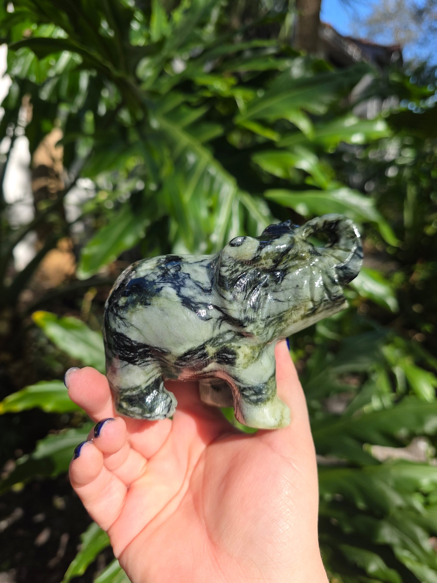 Nephrite Jade Elephant | C