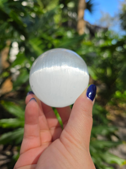 Satin Spar Sphere • Option B