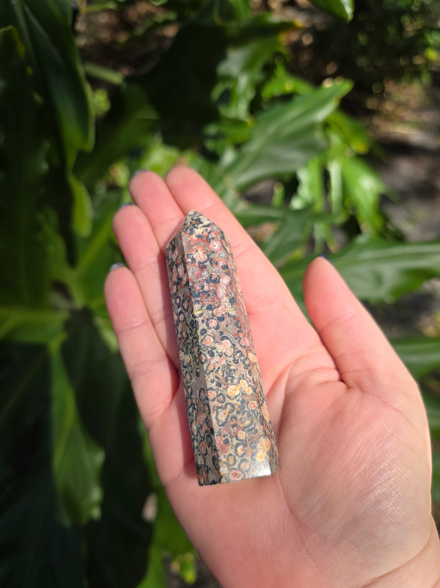 Leopard Skin Jasper Tower • Option A