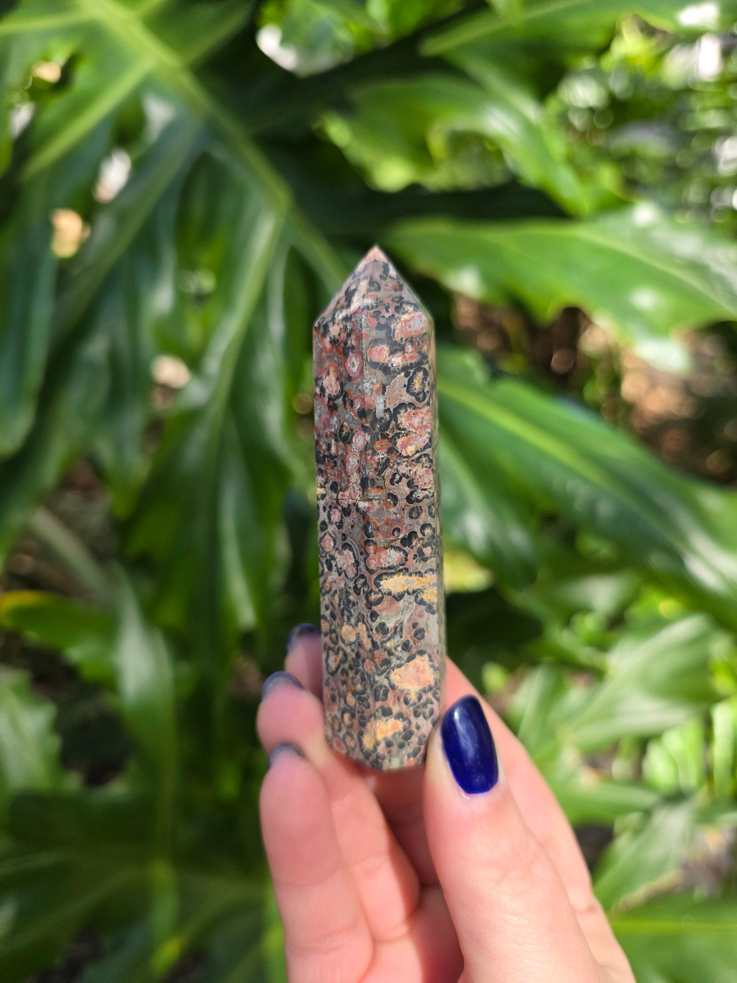 Leopard Skin Jasper Tower • Option A
