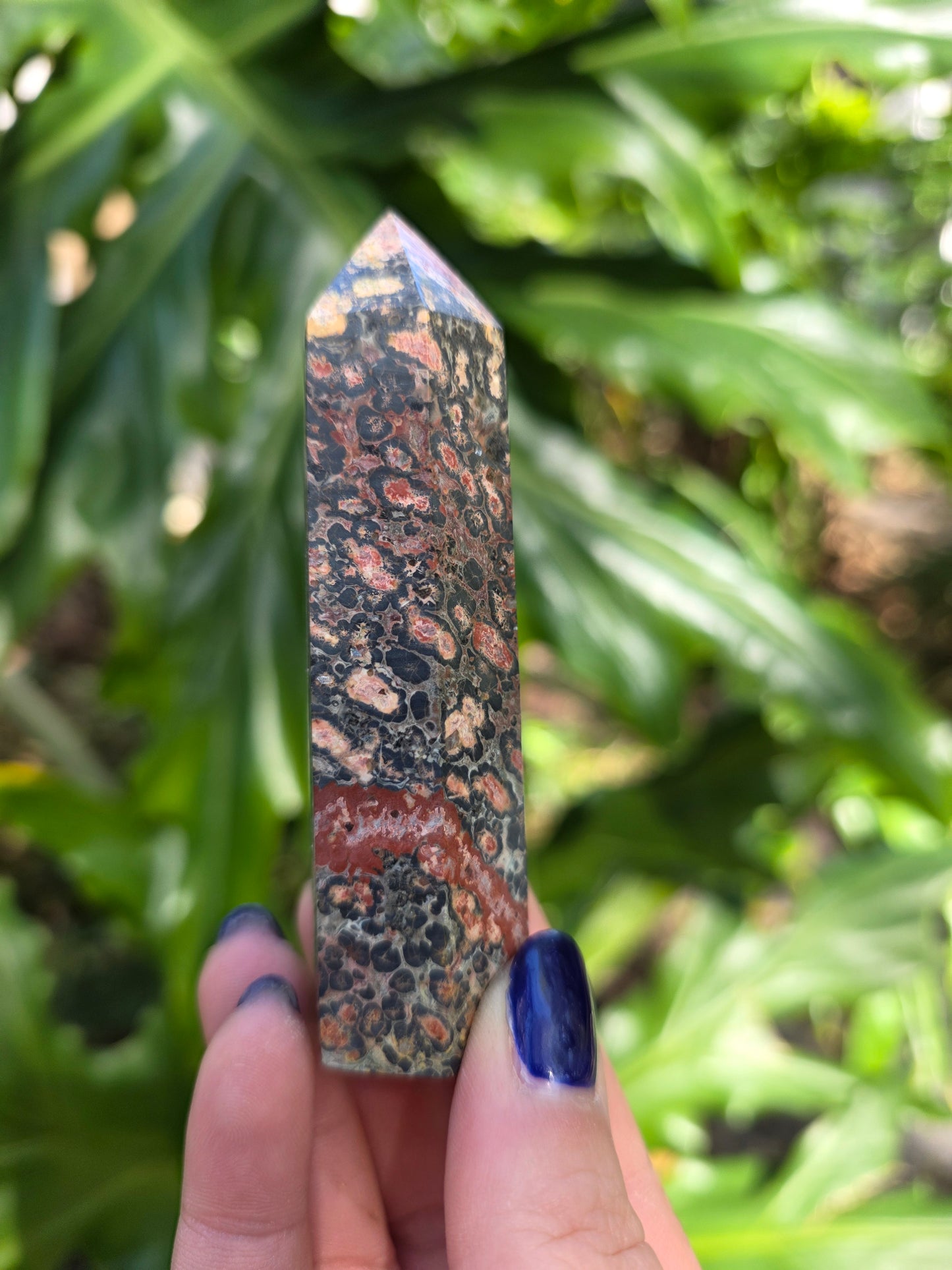 Leopard Skin Jasper Tower • Option B