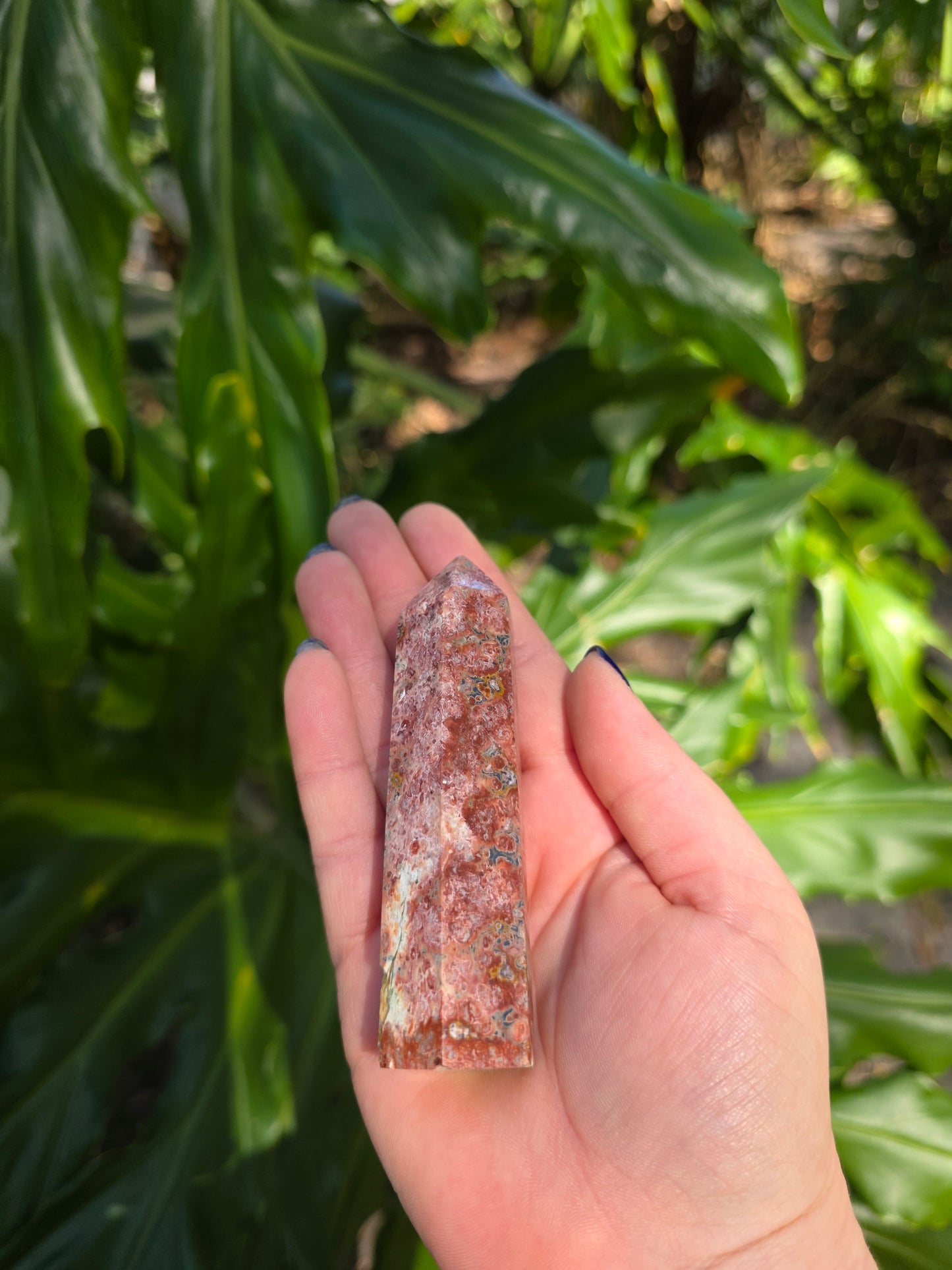 Leopard Skin Jasper Tower • Option C