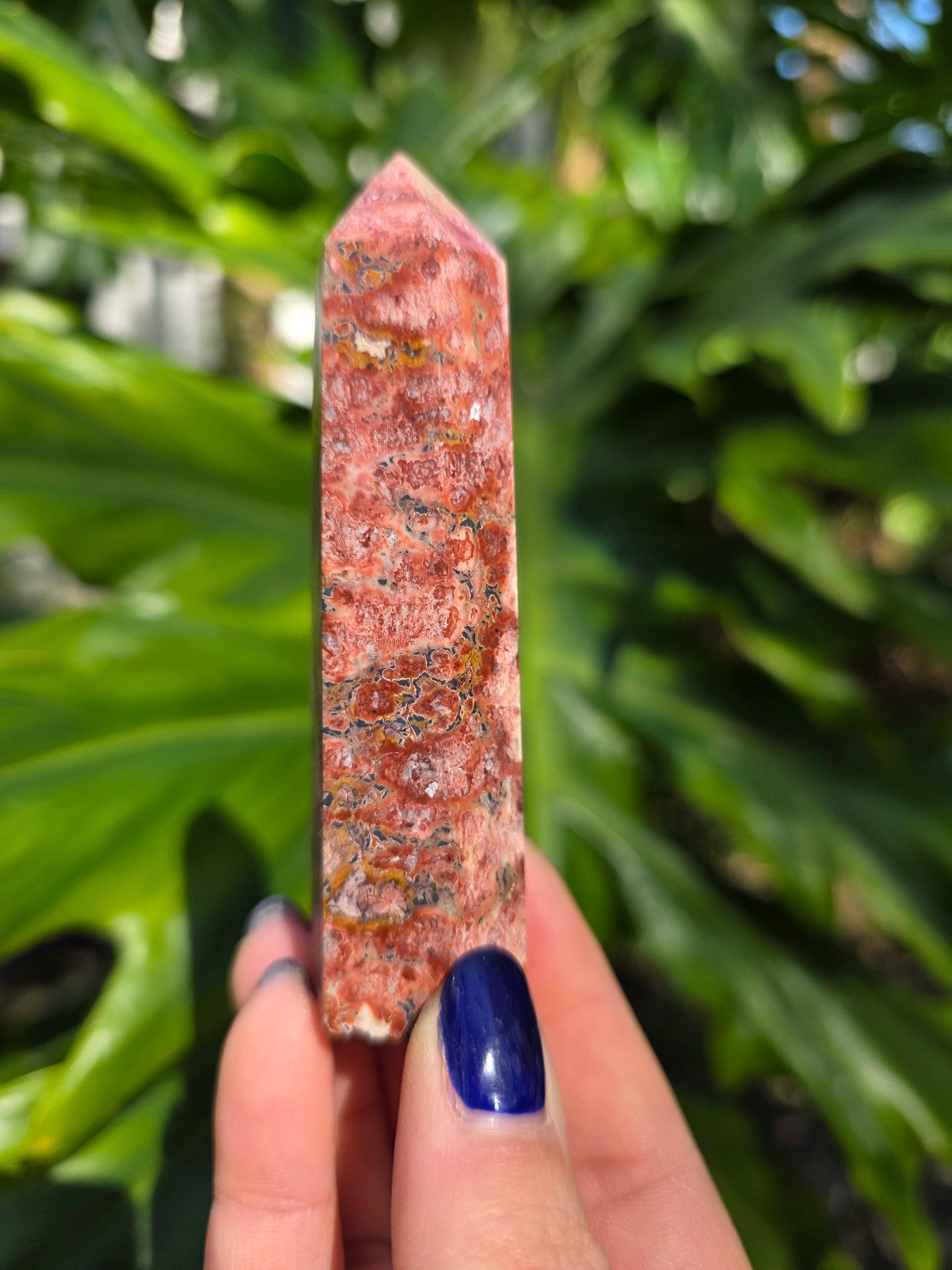 Leopard Skin Jasper Tower • Option C