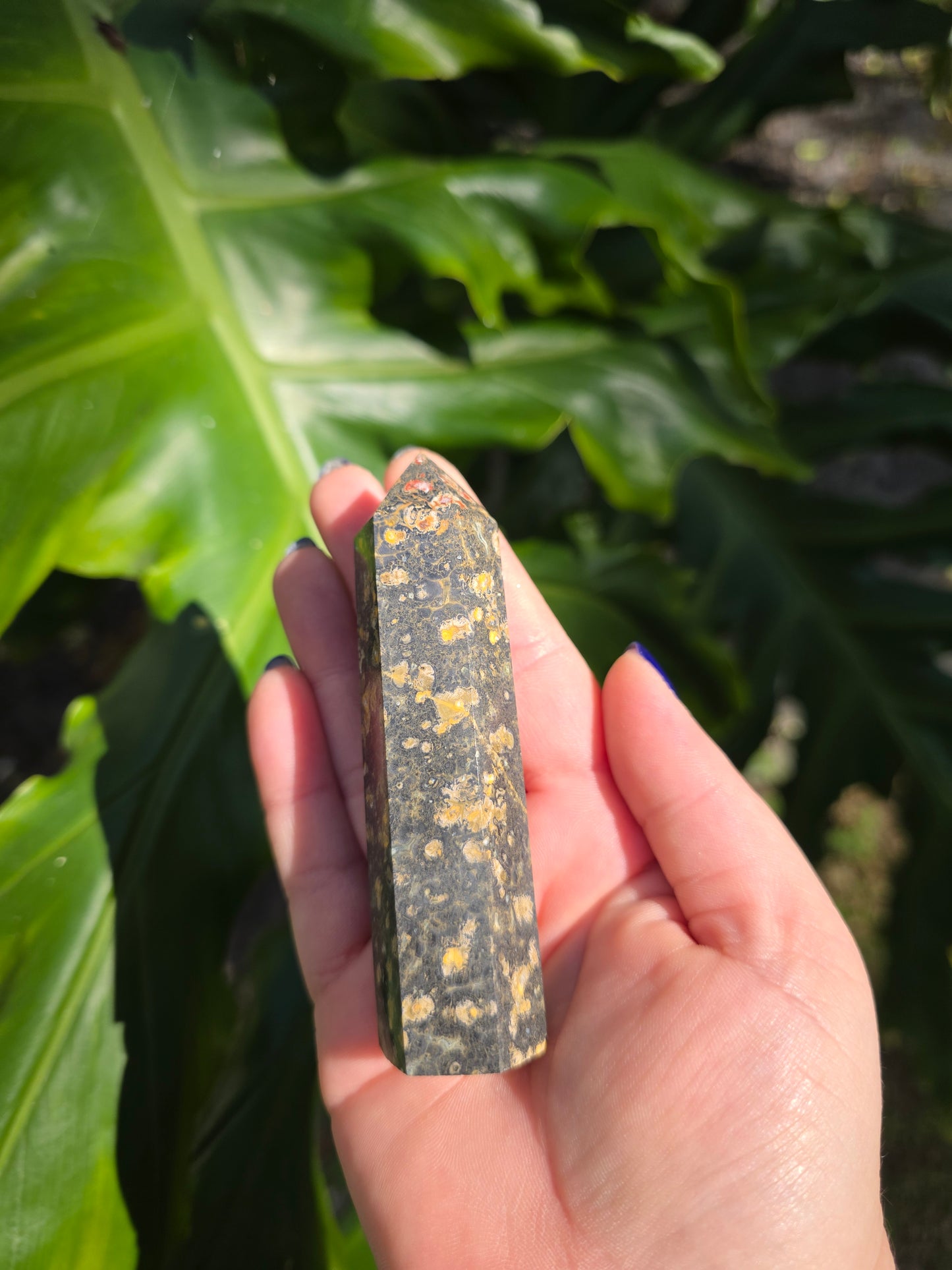 Leopard Skin Jasper Tower • Option D