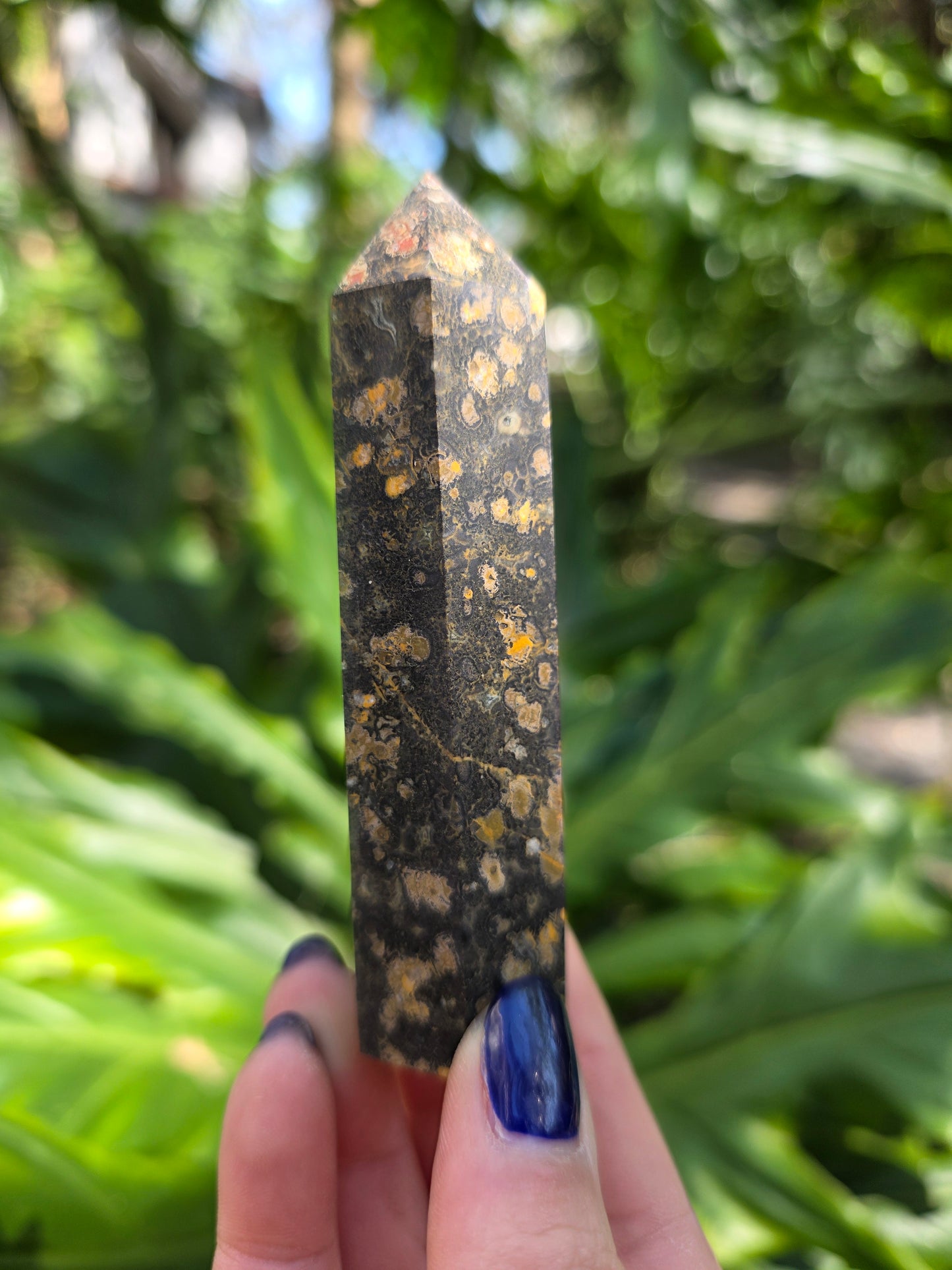 Leopard Skin Jasper Tower • Option D