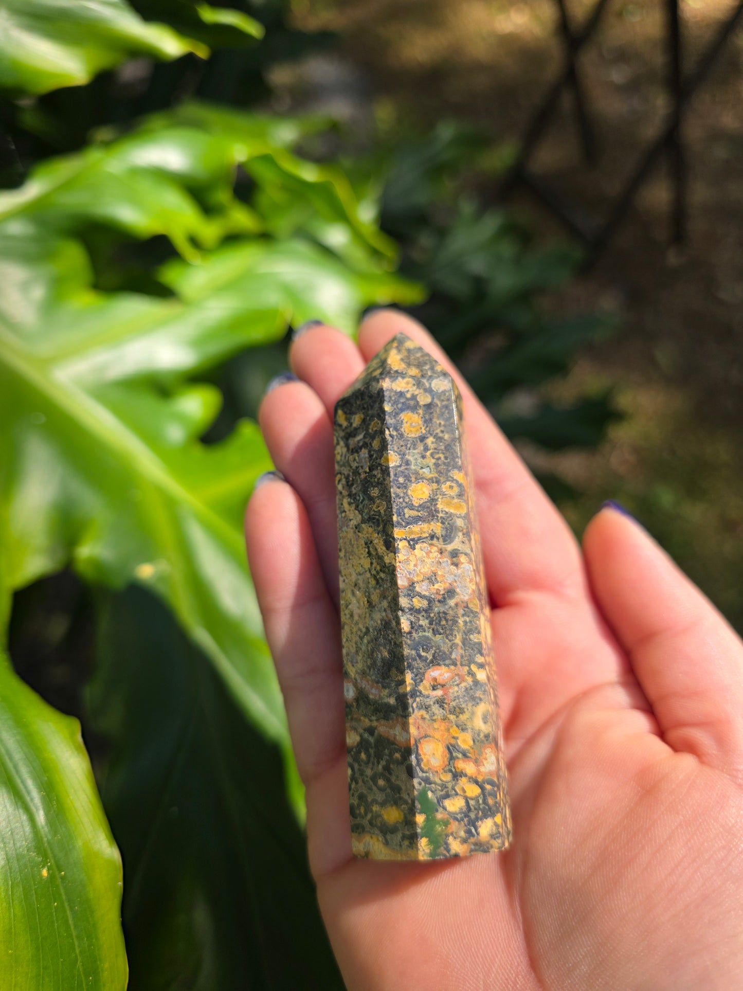 Leopard Skin Jasper Tower • Option E