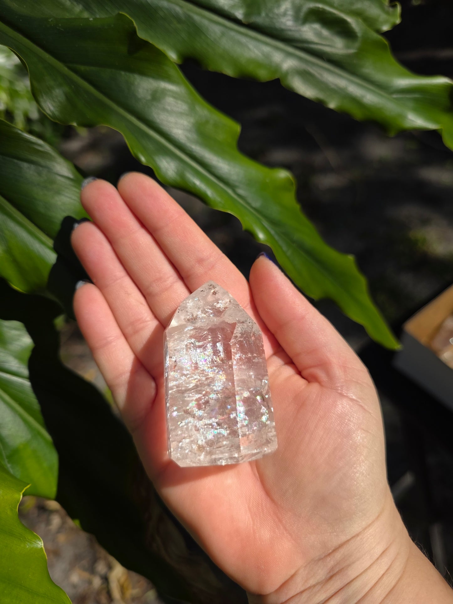 Clear Quartz Tower • Option C • Brazil