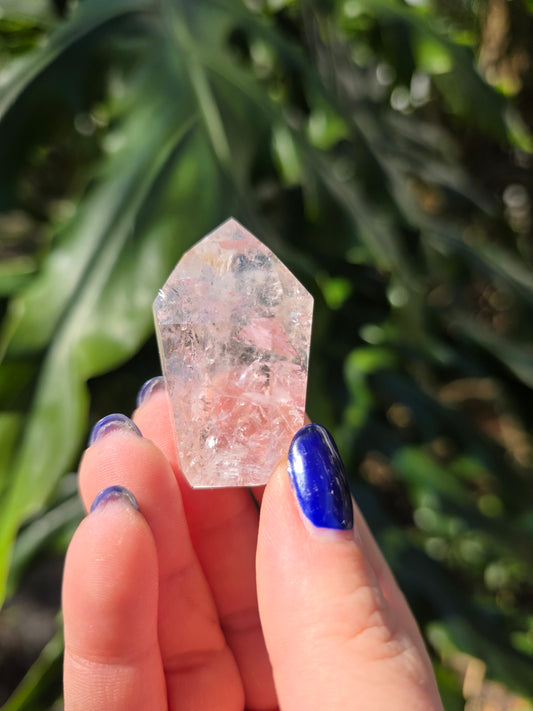 Amethyst with Powellite Inclusions Tower • Option A • Brazil
