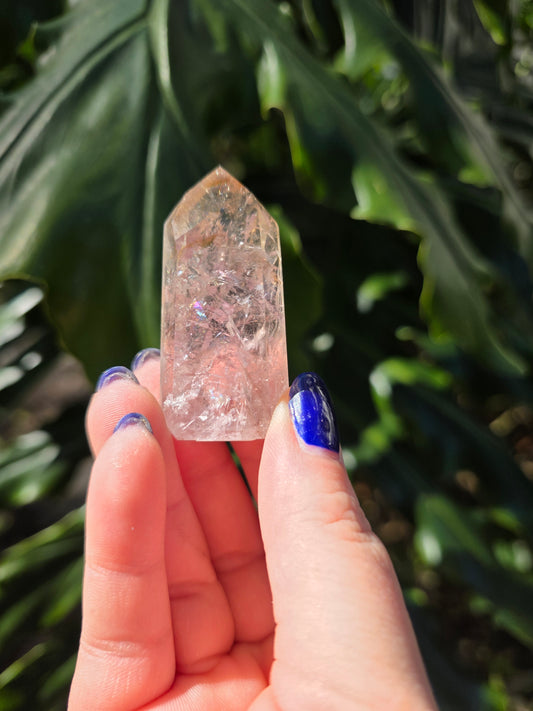 Amethyst with Powellite Inclusions Tower • Option B • Brazil