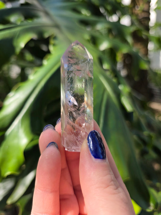 Amethyst with Powellite Inclusions Tower • Option D • Brazil