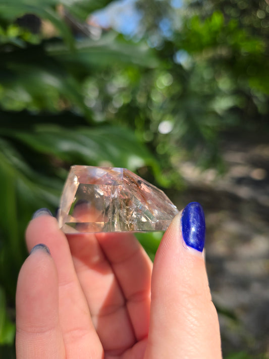 Amethyst with Powellite Inclusions Tower • Option F • Brazil