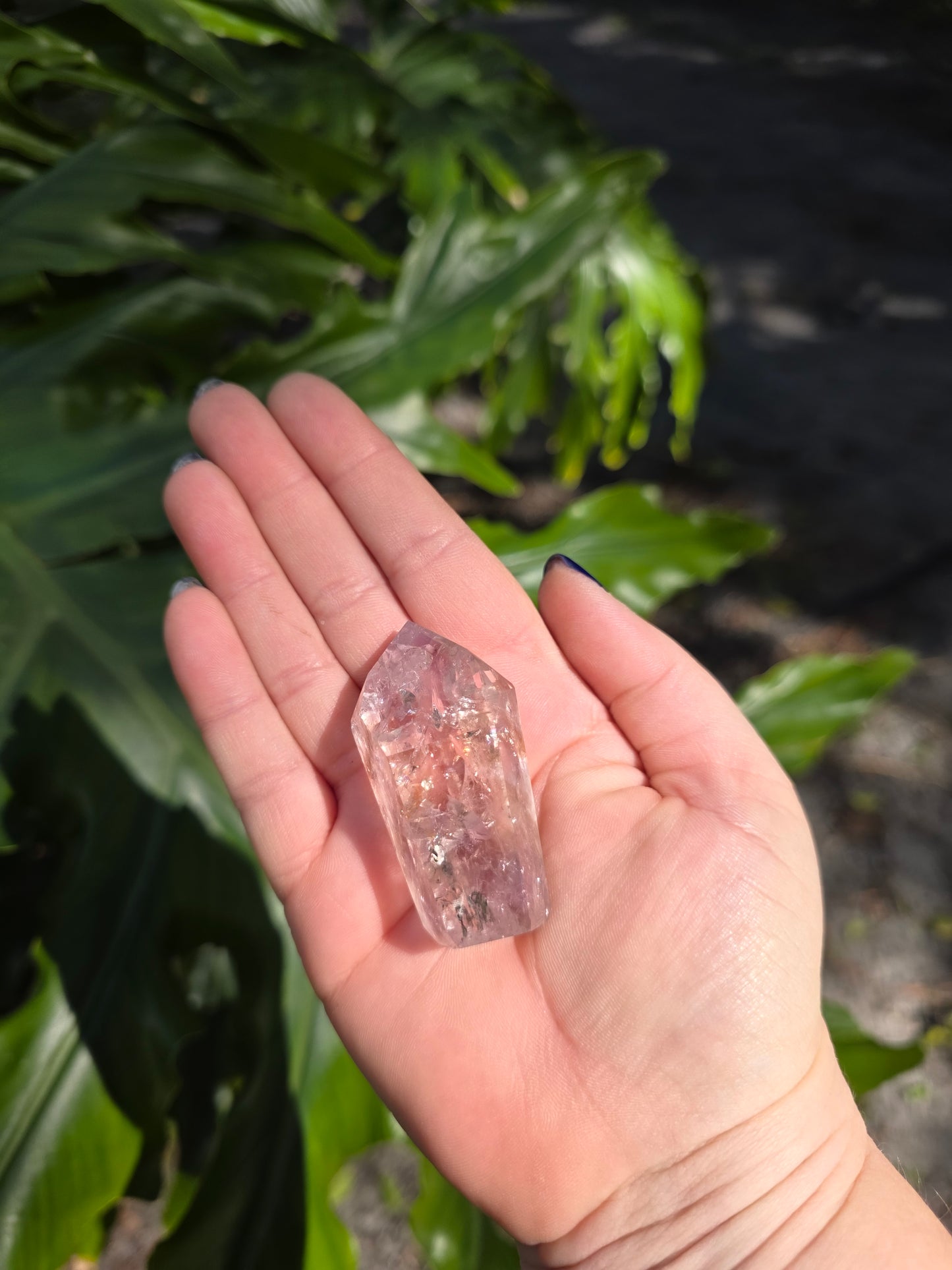 Amethyst with Powellite Inclusions Tower • Option G • Brazil