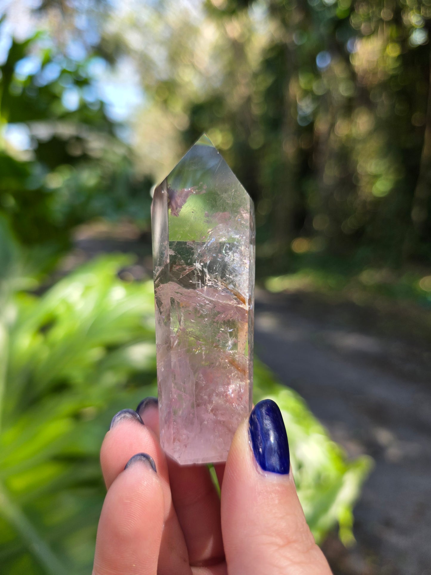 Amethyst with Powellite Inclusions Tower • Option H • Brazil