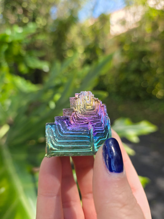 Bismuth • Option B • Iridescent Lab-Grown Mineral Specimen