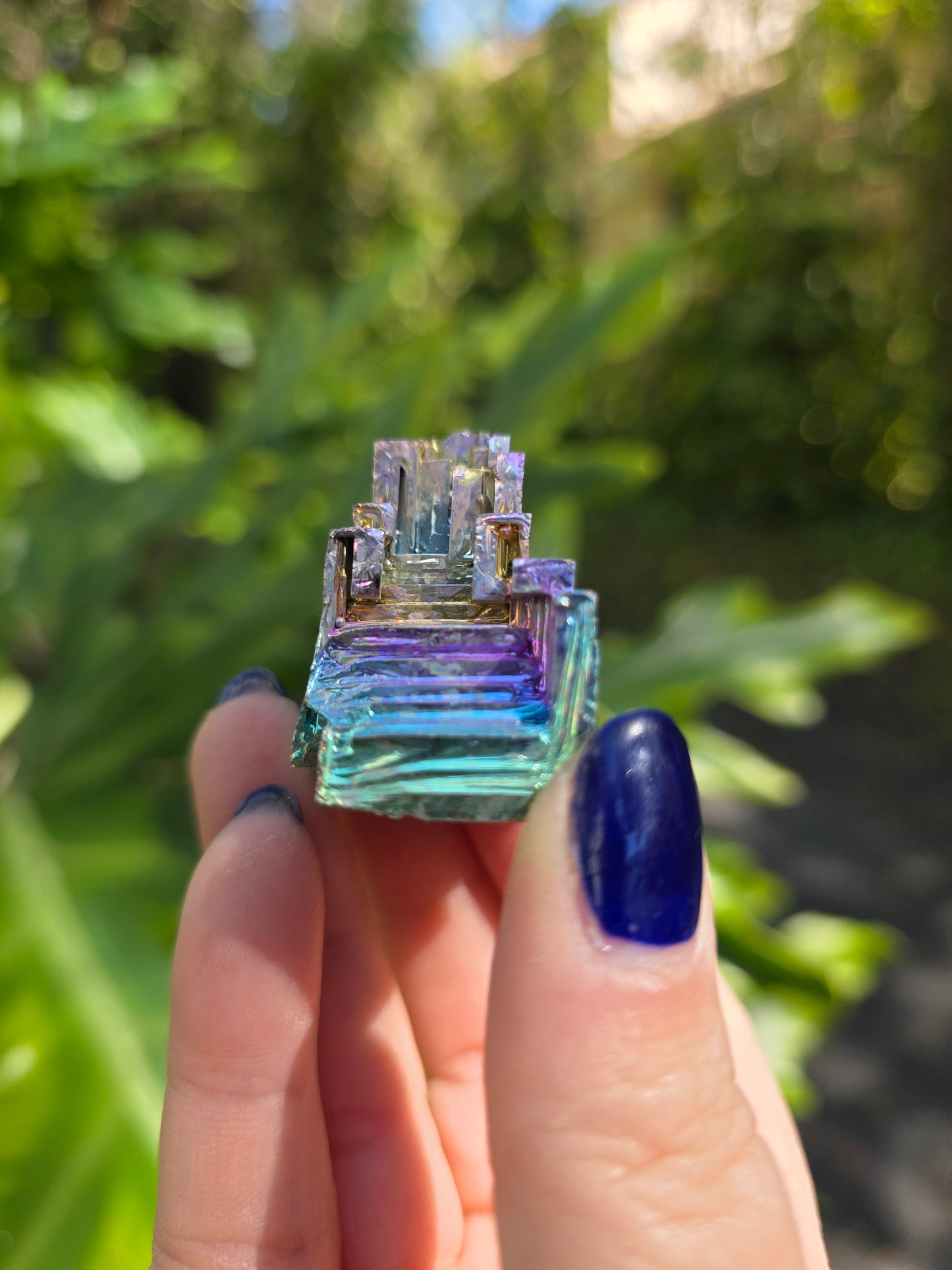 Bismuth • Option B • Iridescent Lab-Grown Mineral Specimen