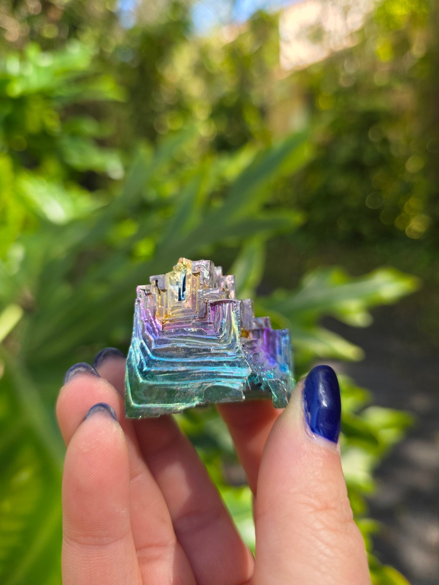 Bismuth • Option B • Iridescent Lab-Grown Mineral Specimen