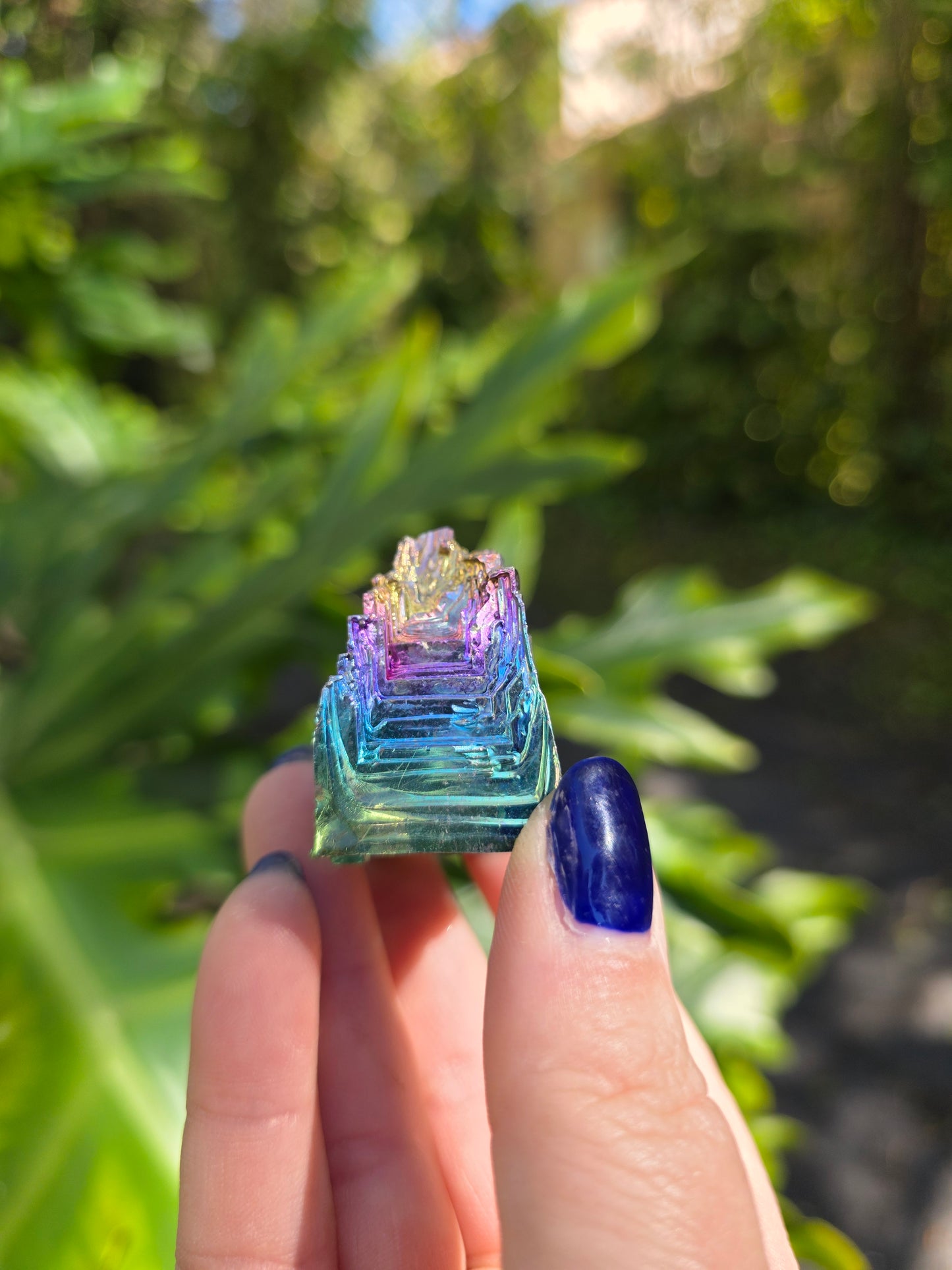 Bismuth • Option B • Iridescent Lab-Grown Mineral Specimen